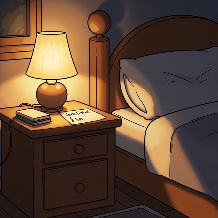 Việc lập một danh sách ngắn những điều bạn biết ơn trước khi đi ngủ có thể thay đổi suy nghĩ của bạn chỉ sau một đêm.