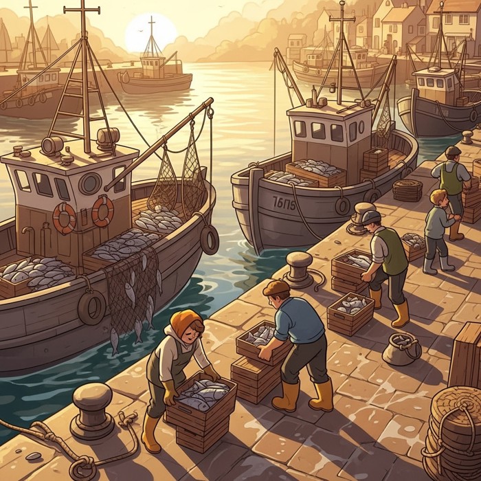 When the Sea Gives People Food
