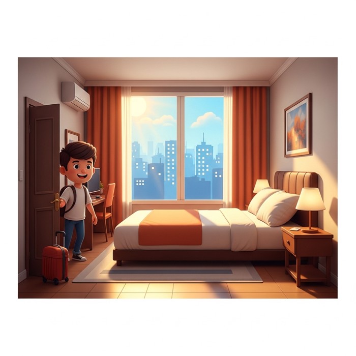 My First Hotel Room