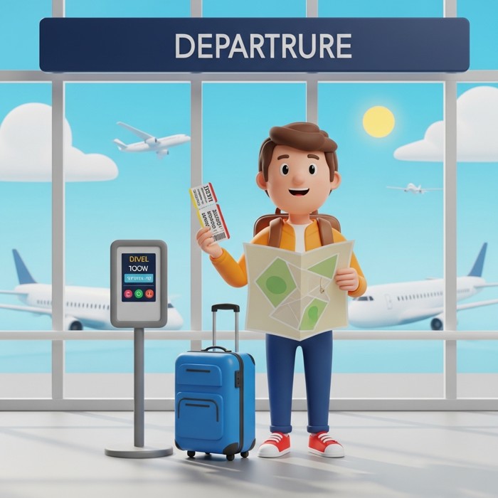 Tickets, Bags, and Maps