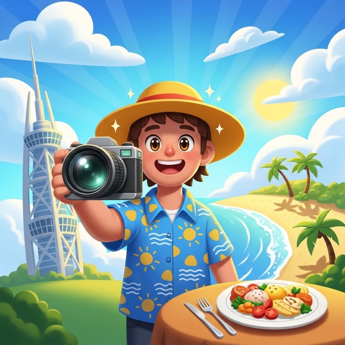 What Tourists Take Photos Of