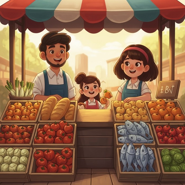 Food at a Market
