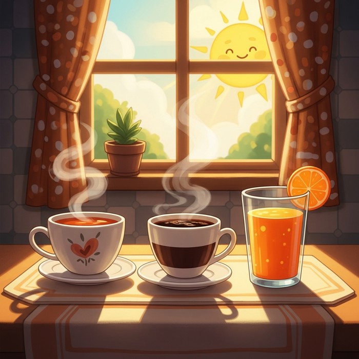 Tea, Coffee, and Juice