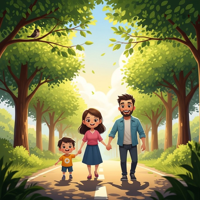 A Walk With My Parents
