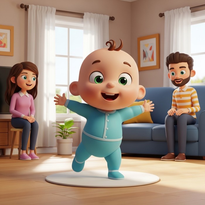 The Baby Learns to Walk