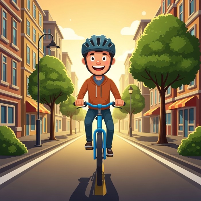 A Bike Ride to Work