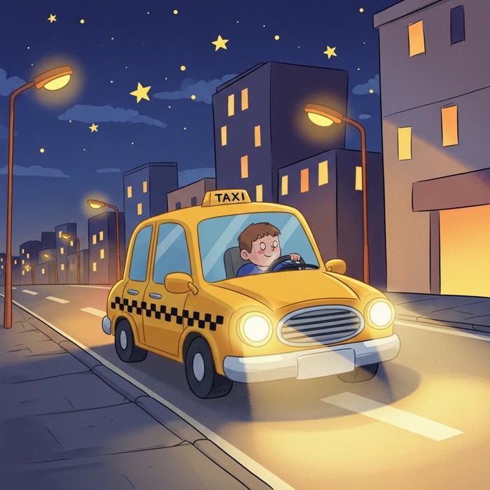 A Taxi Comes at Night
