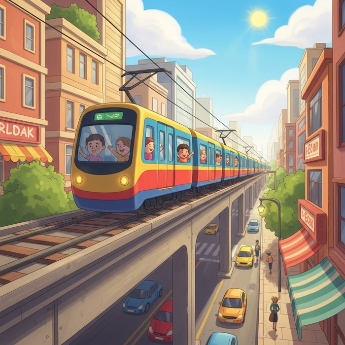 A Train Across the City