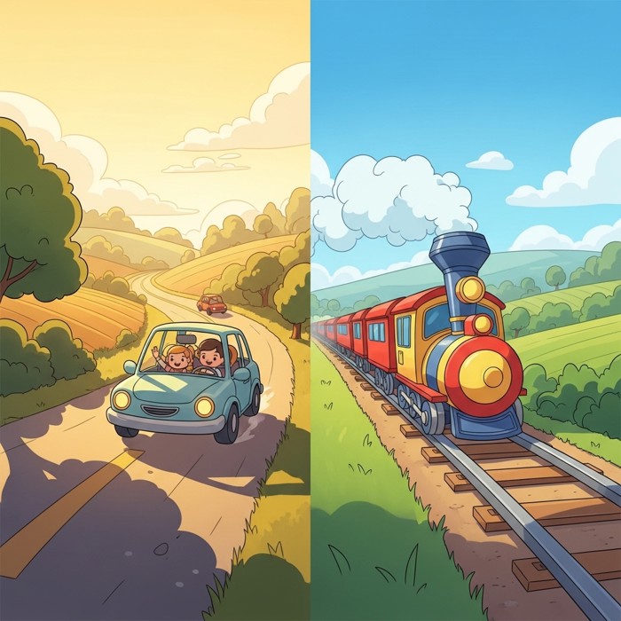 Travel by Car or Train