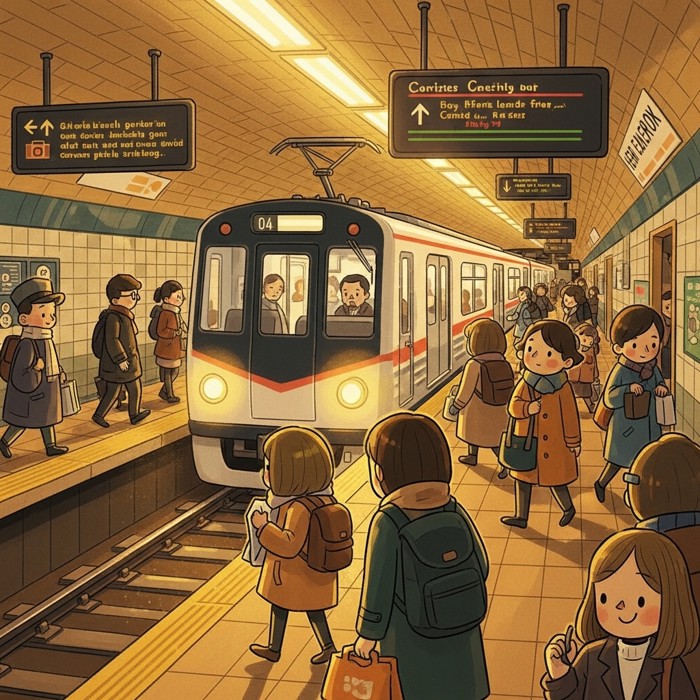 Riding the Subway to Work