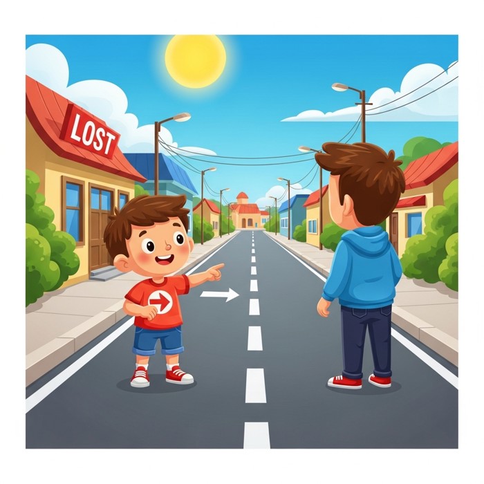 Giving Directions to a Stranger