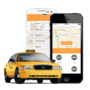 Taxi-booking mobile app