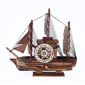 Chocolate model ship