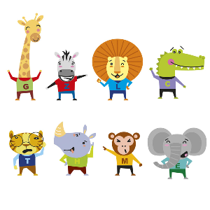 Cartoon mascots