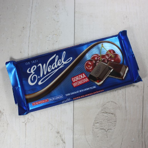 Blue packaged chocolate