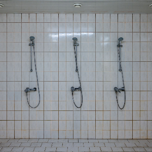 Communal showers